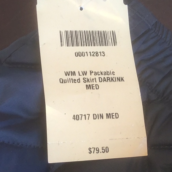 Down skirt by Duluth Trading. ( Navy Blue) - Picture 11 of 11